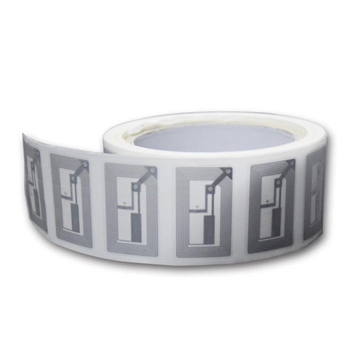 Étiquettes NFC autocollantes avec puce Fudan F08 Étiquettes RFID HF Taille : 40 x 25 mm, incrustation sèche SR53021634-38